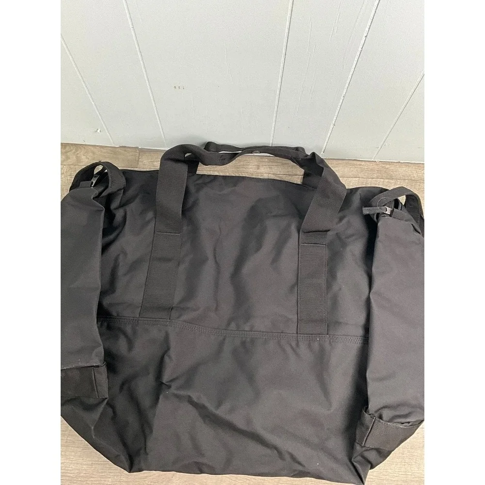 Carhartt Classic 60L Round Duffel Bag Black Heavy-Duty Water-Resistant CB0493